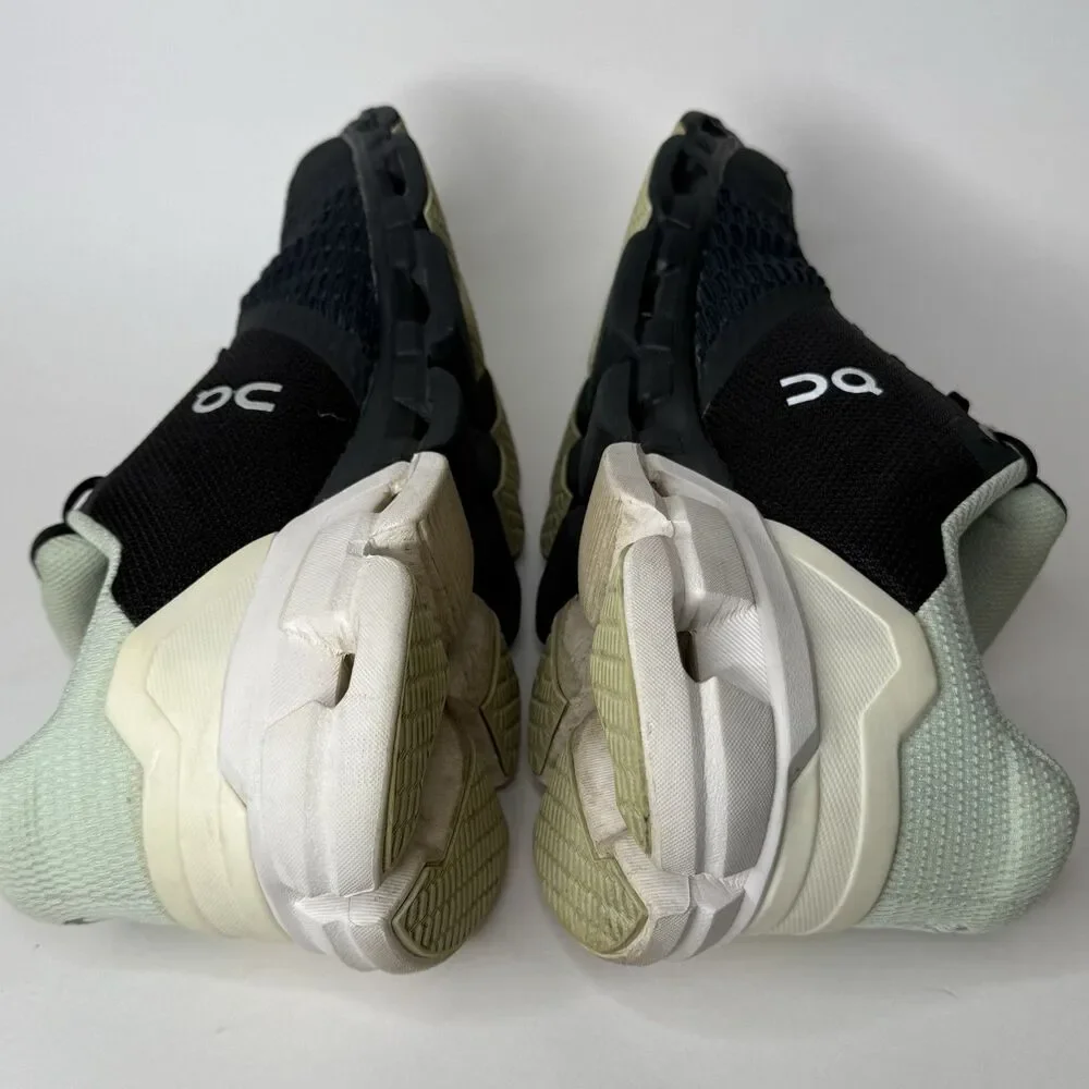 On Cloud Cloudflyer 4 Shoes Womens 10.5 Black Mint Glacier Running Sneakers - Picture 8 of 12